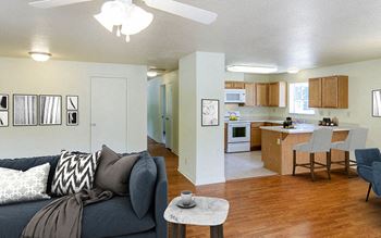 Master suite with walk-in closet*